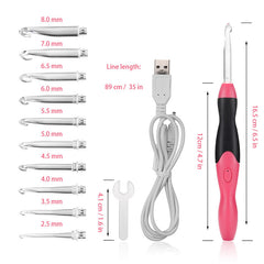 LED Rechargeable Crochet Hook