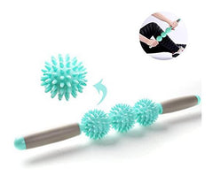 Muscle Massage Stick with Hedgehog Ball for Deep Relaxation