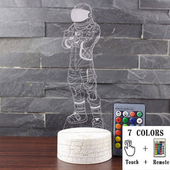 3D LED Touch Control Colorful Night Light Lamp