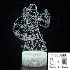 3D LED Touch Control Colorful Night Light Lamp