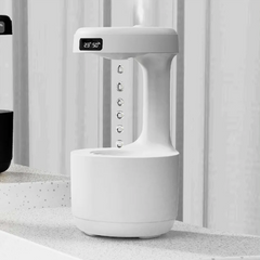 Bedroom Anti-Gravity Humidifier With Clock Water Drop Backflow Aroma Diffuser Large Capacity Office Bedroom Mute Heavy Fog Household Sprayer