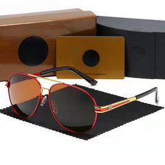 Car Brand Sunglasses with Polarized Lenses for Men